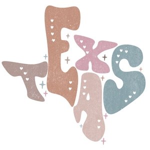 Retro Texas DTF Transfer - My Vinyl Craft