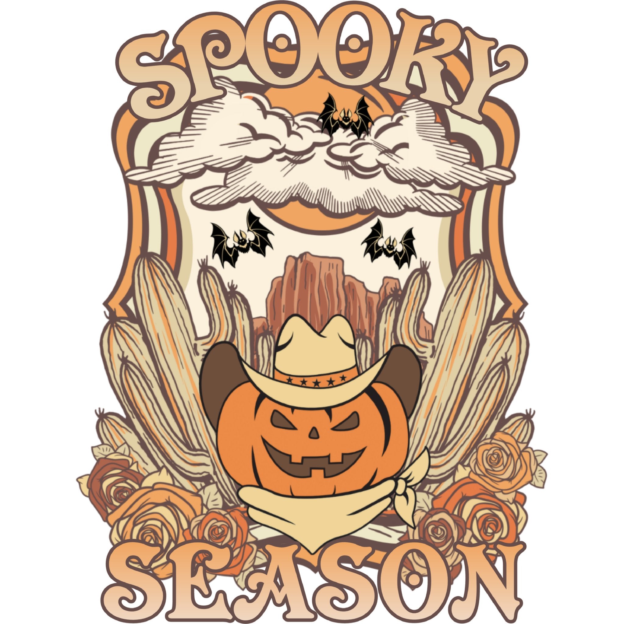 Spooky Season DTF Transfer - My Vinyl Craft