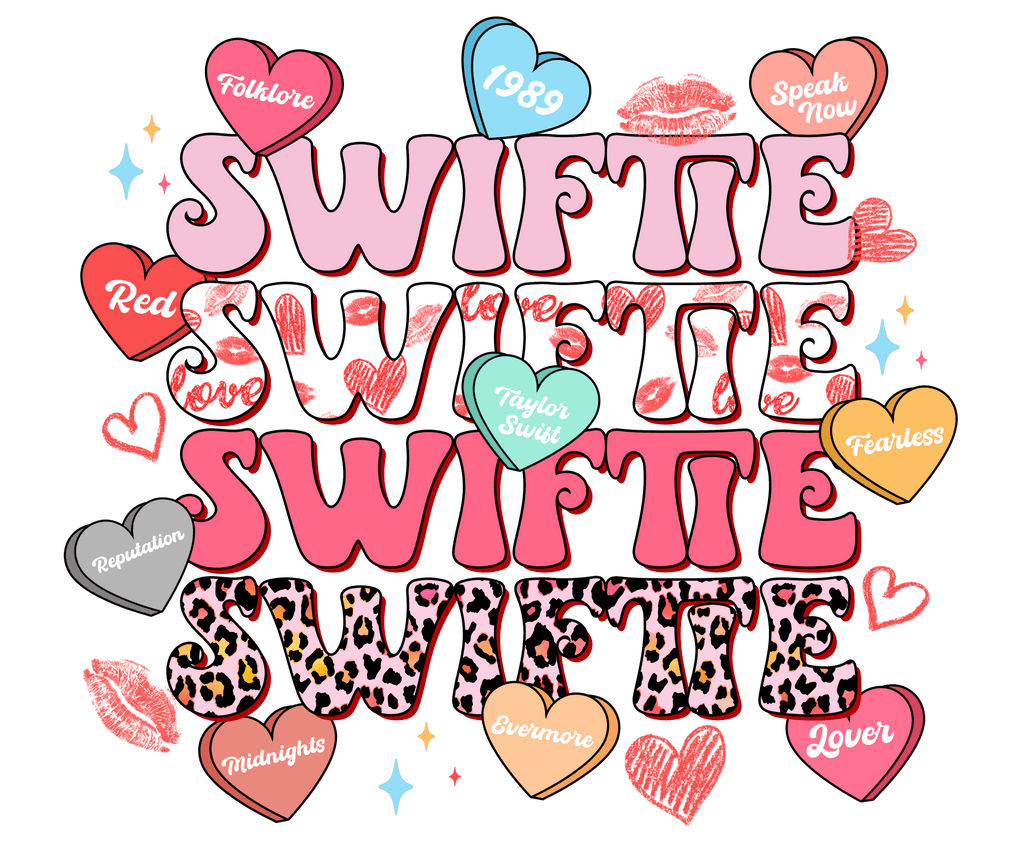 Swiftie Valentine DTF Transfer - My Vinyl Craft