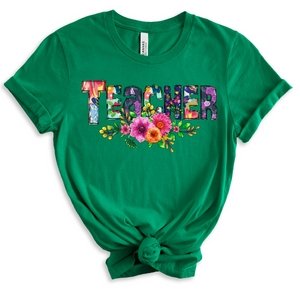 Teacher Bold Flower - My Vinyl Craft