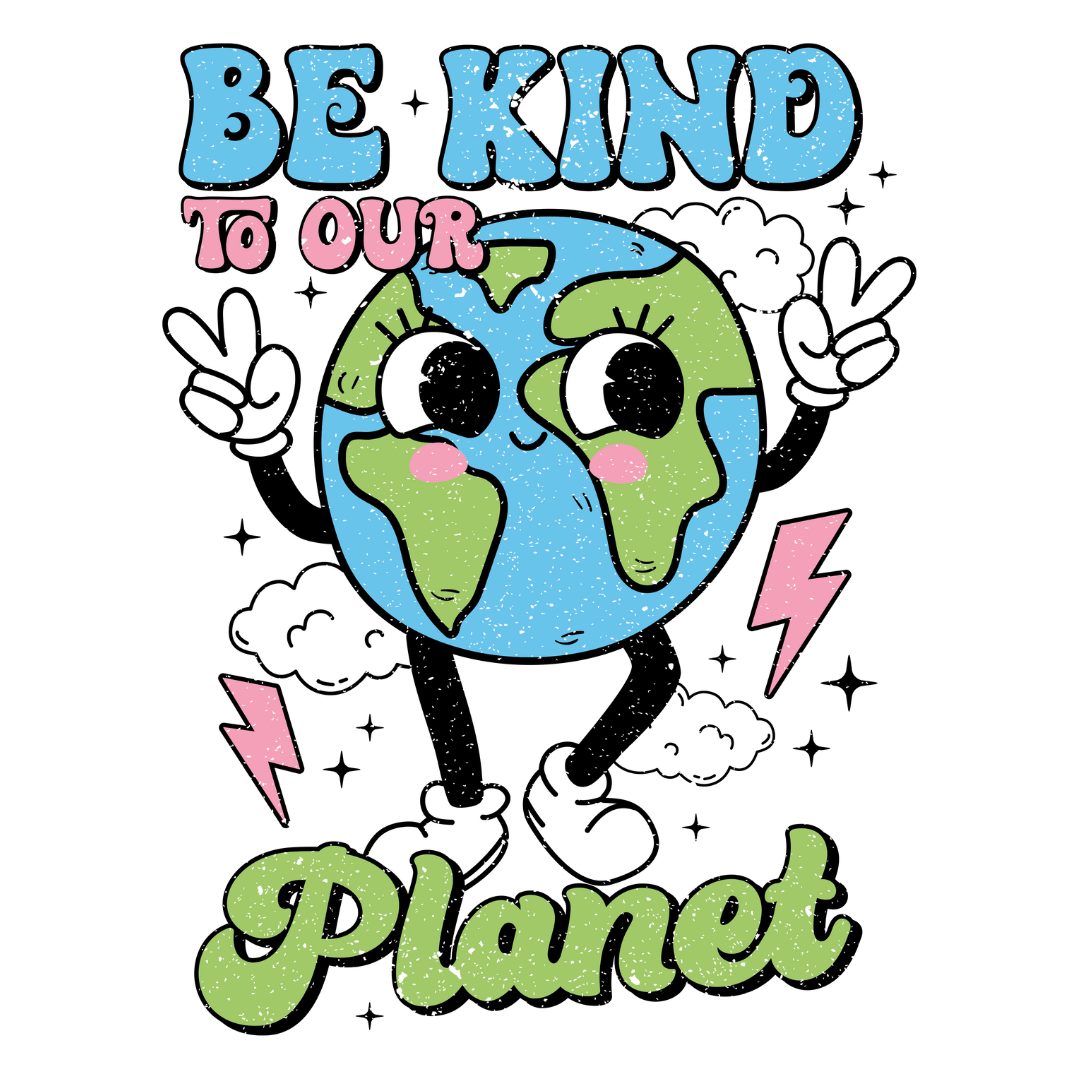 Earth Day DTF Transfer - My Vinyl Craft
