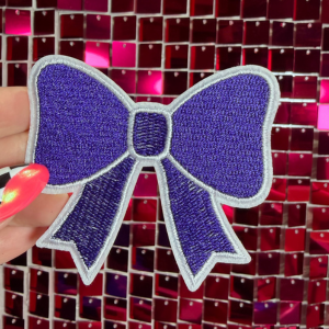 Big Bow Iron on Patch Multicolor
