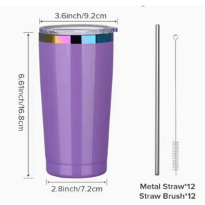 20oz. Stainless Steel Roadie Tumbler - My Vinyl Craft