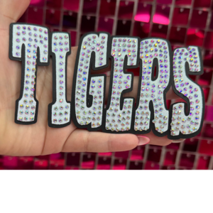 Tigers Oversize Hat Rhinestone Transfer