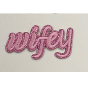 Wifey Iron On Patch