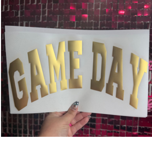 Game Day Puff Transfer **PRE-ORDER**