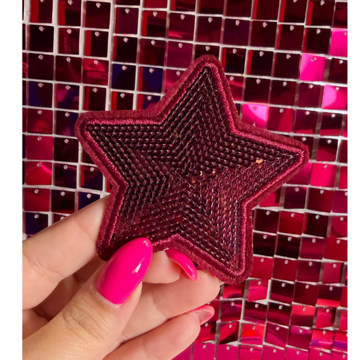 Sequins Stars Iron on Patch