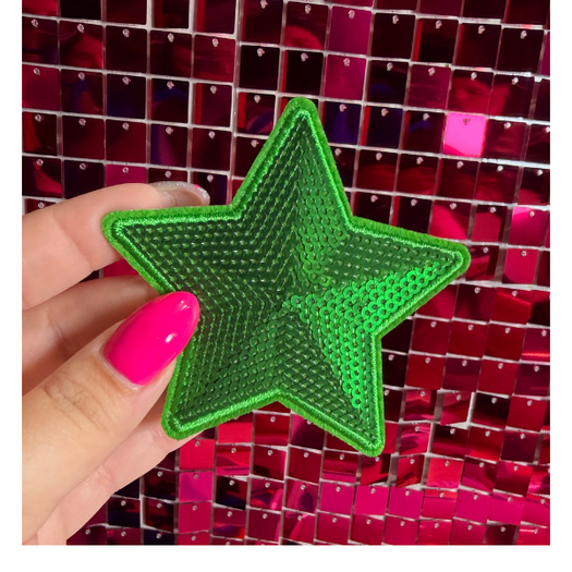 Sequins Stars Iron on Patch