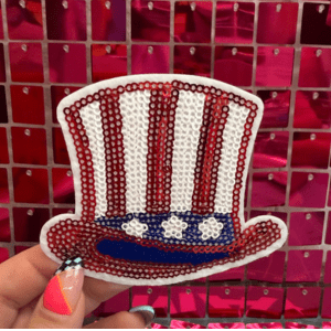 4th Hat Iron On Patch - My Vinyl Craft