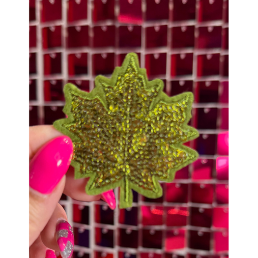 Mini Leafs Iron On Patch