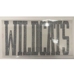 Large Wildcats Rhinestone Transfer