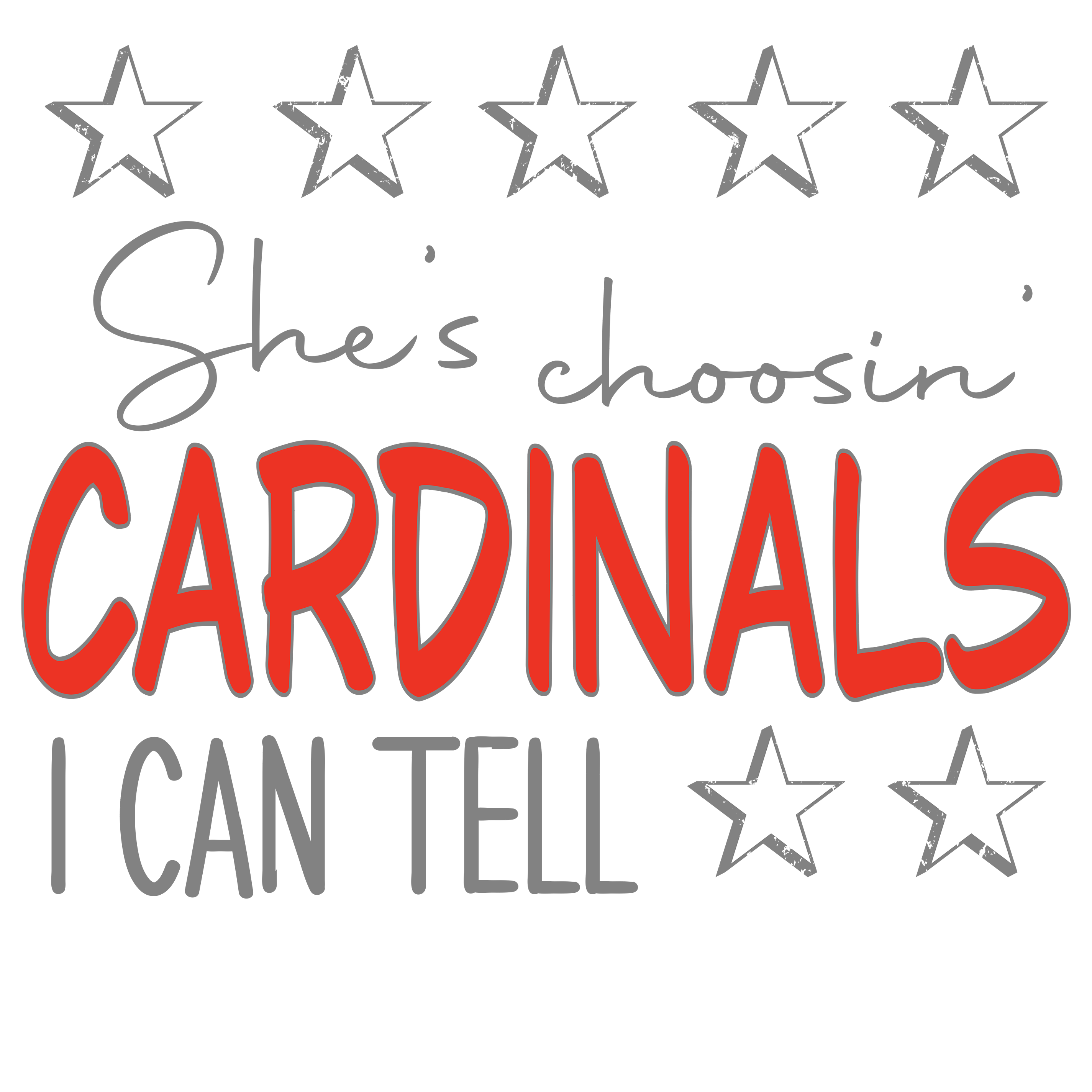 SP4 - Choosin Cardinals DTF transfers