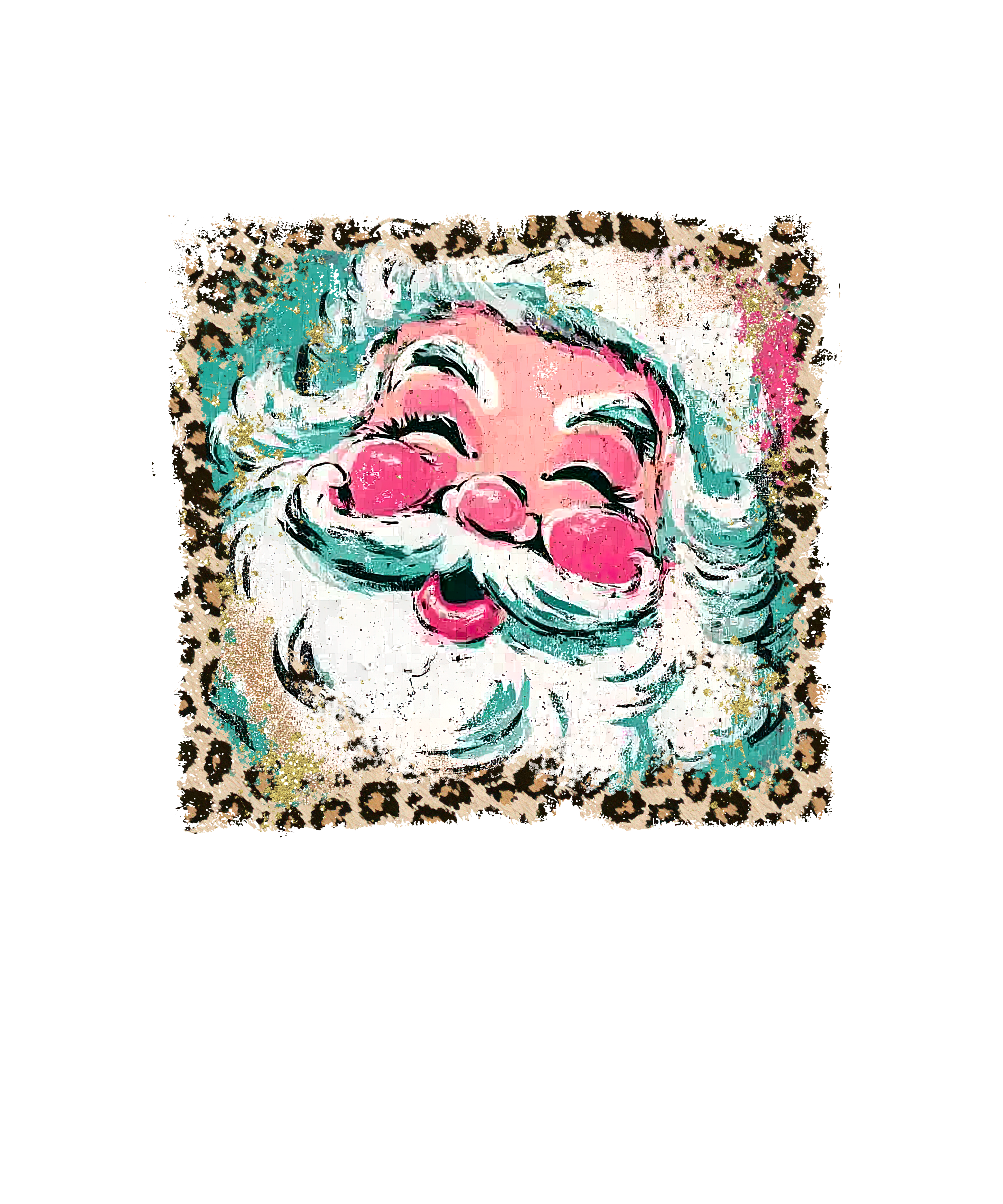 CH6 - Leopard Santa DTF Transfer