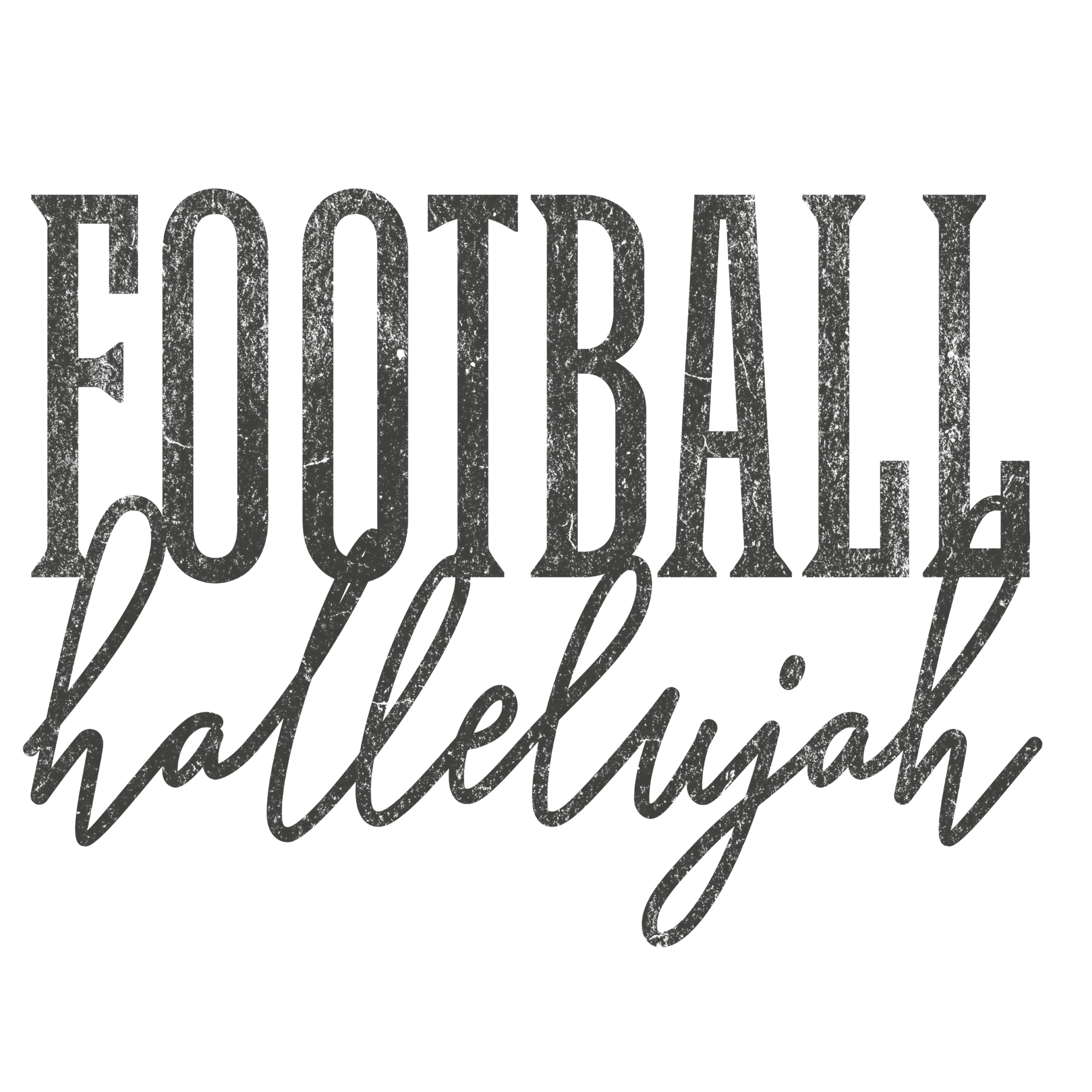 FB3 - Football Hallelujah DTF Transfer