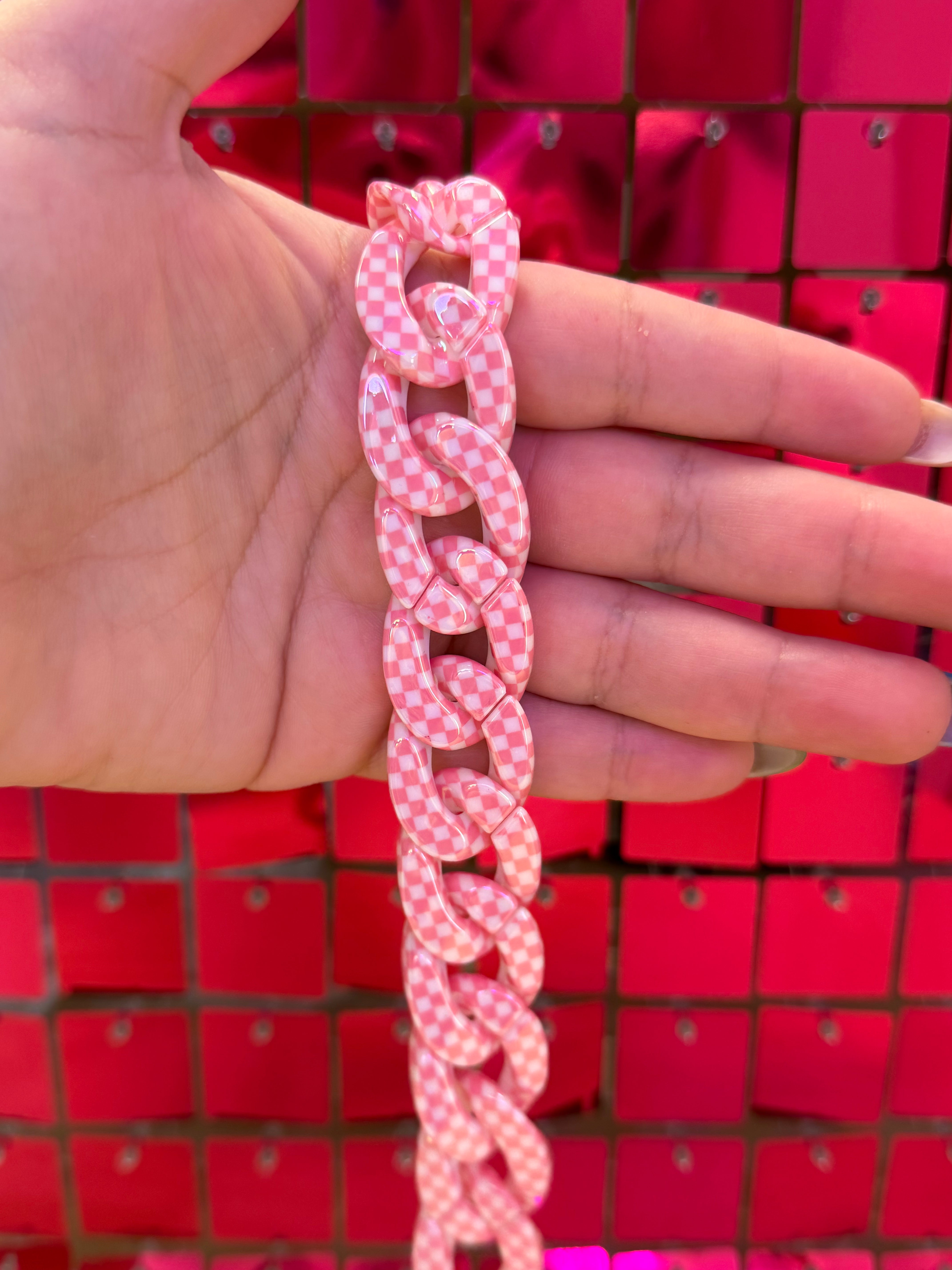 Checkered Hat Chains