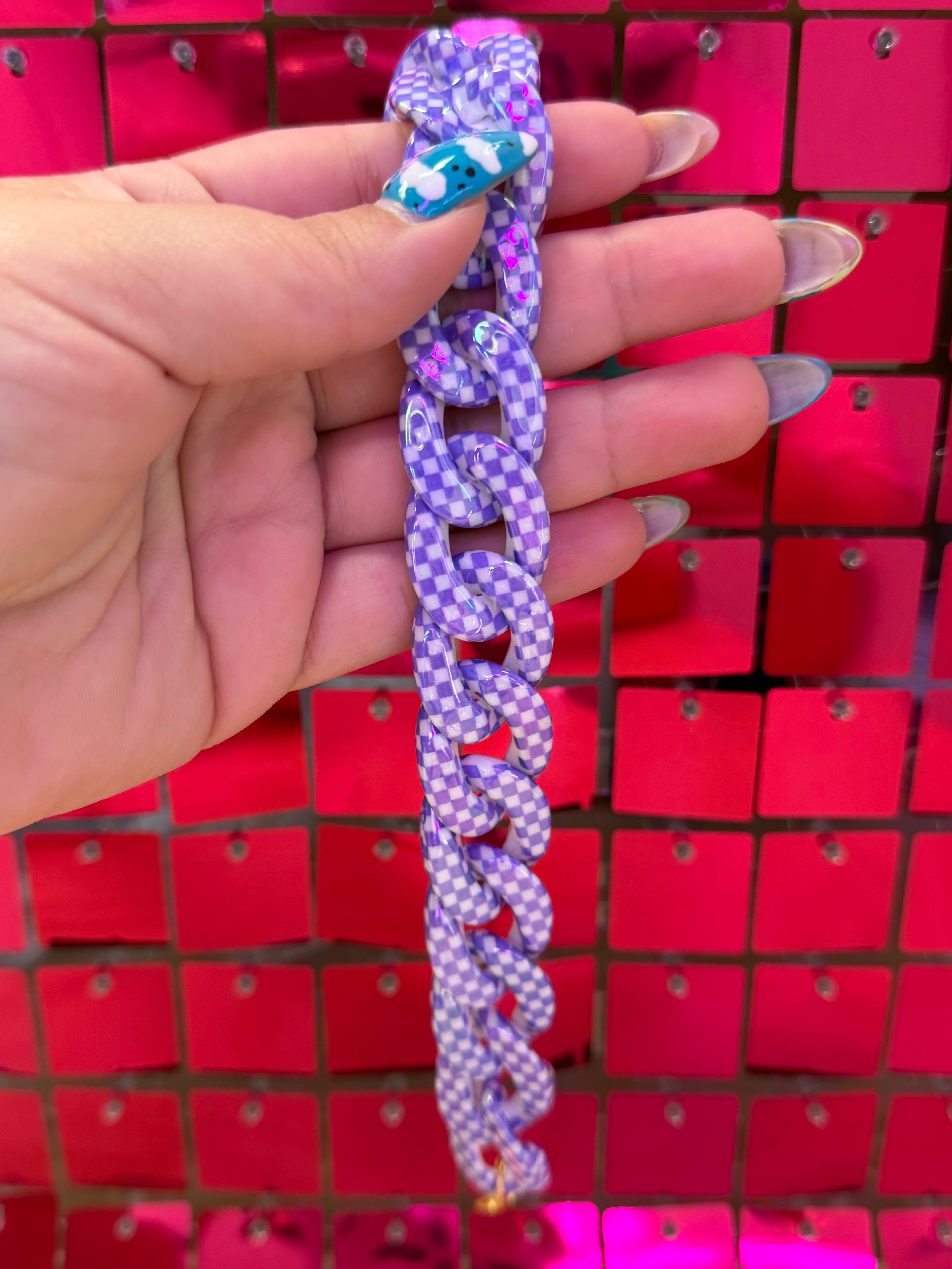 Checkered Hat Chains