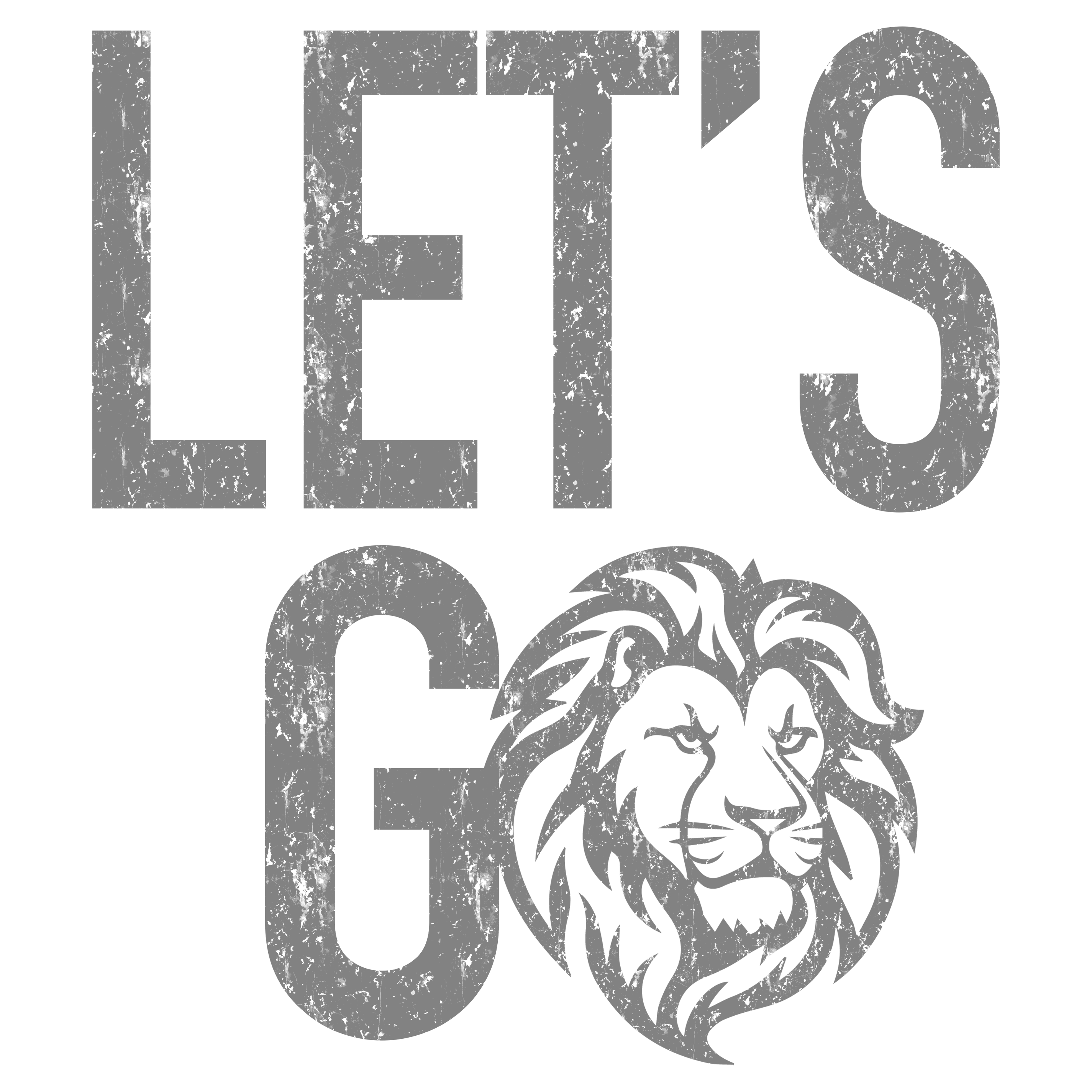 Let's go Lions DTF Transfer