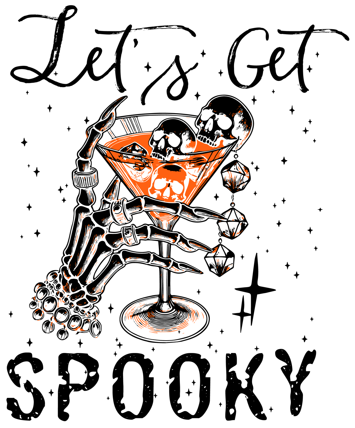 HW28 - Let's Get Spooky DTF Transfer
