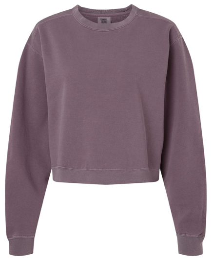 Comfort Color Mid-Length Crewneck Sweatshirt (Crop) - 1566L  **PRE-ORDER**