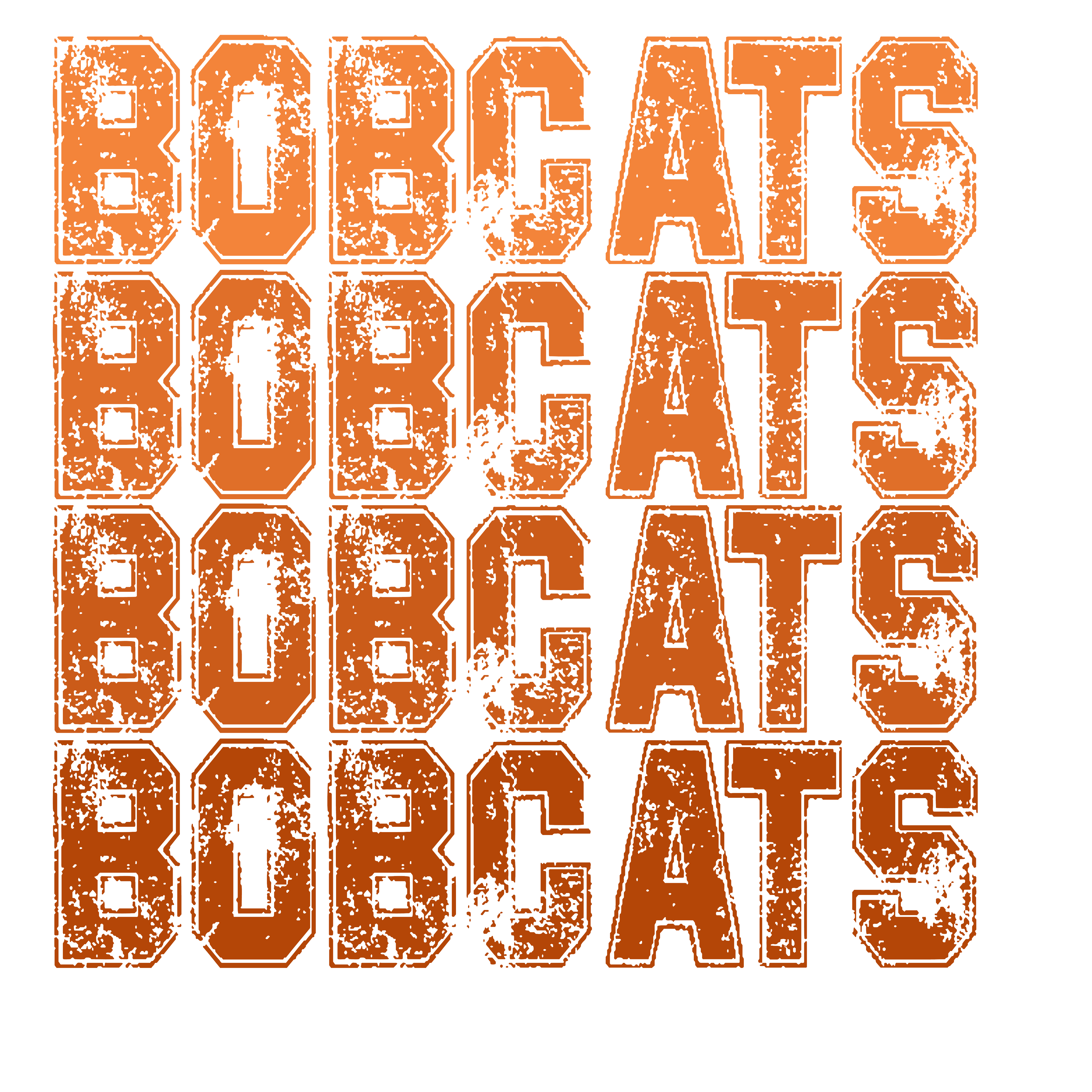SP30 - Ombre Bobcats DTF Transfer