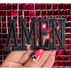 Amen Iron on Patch - My Vinyl Craft