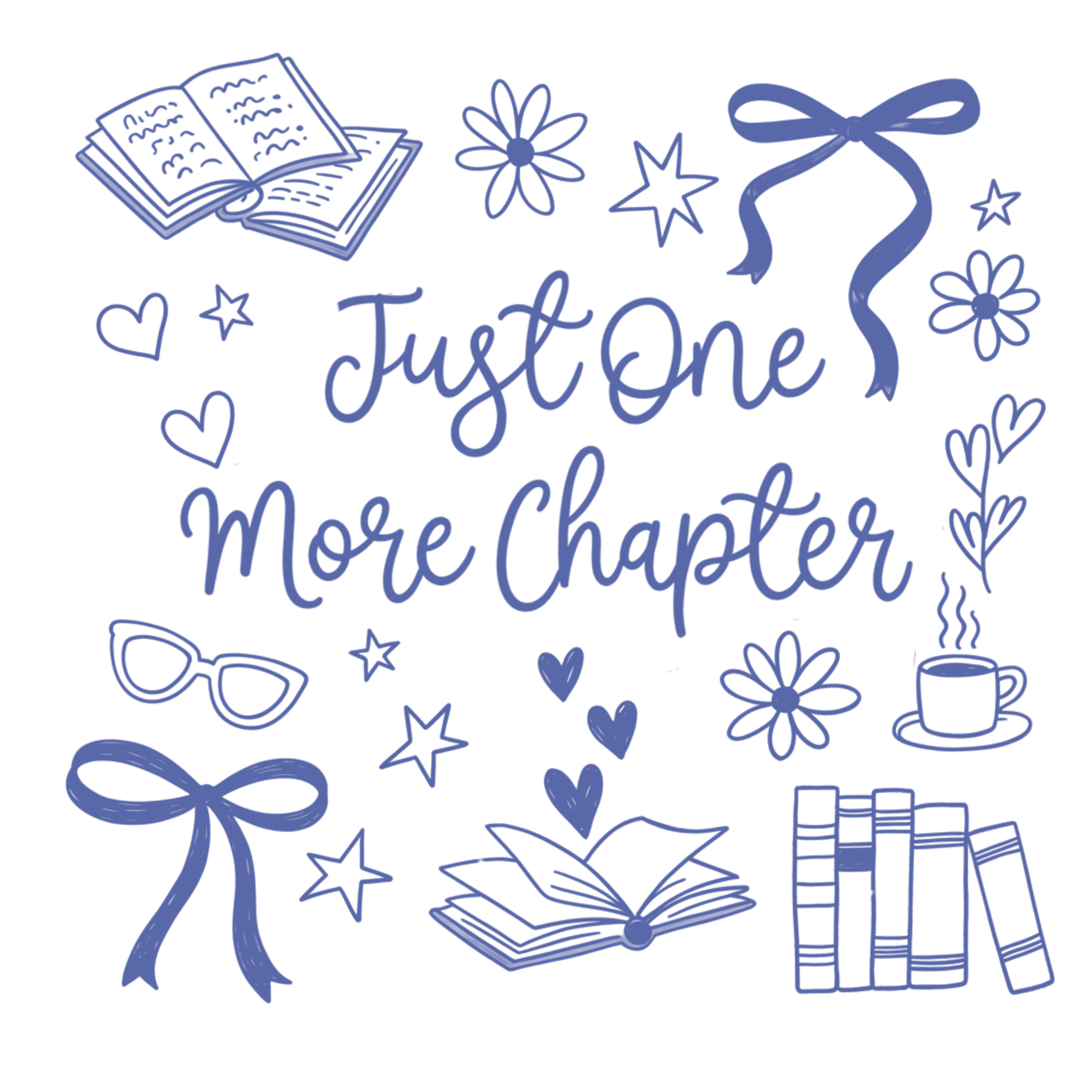 B8 - One More Chapter Girly DTF Transfer - My Vinyl Craft