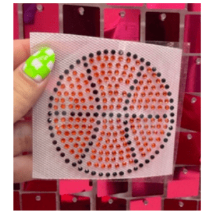 Basketball Hat Rhinestone Transfer - My Vinyl Craft