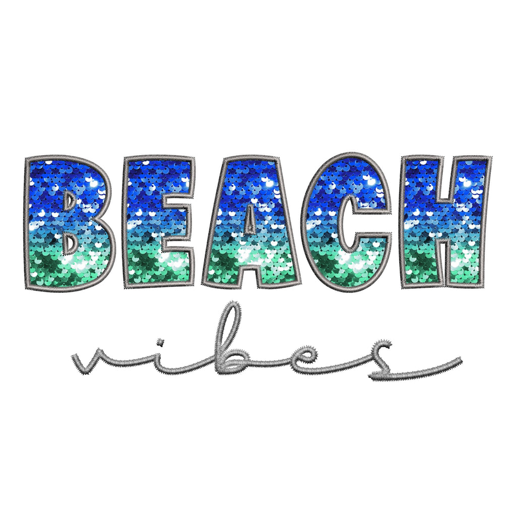 Beach Vibes DTF Transfer - My Vinyl Craft