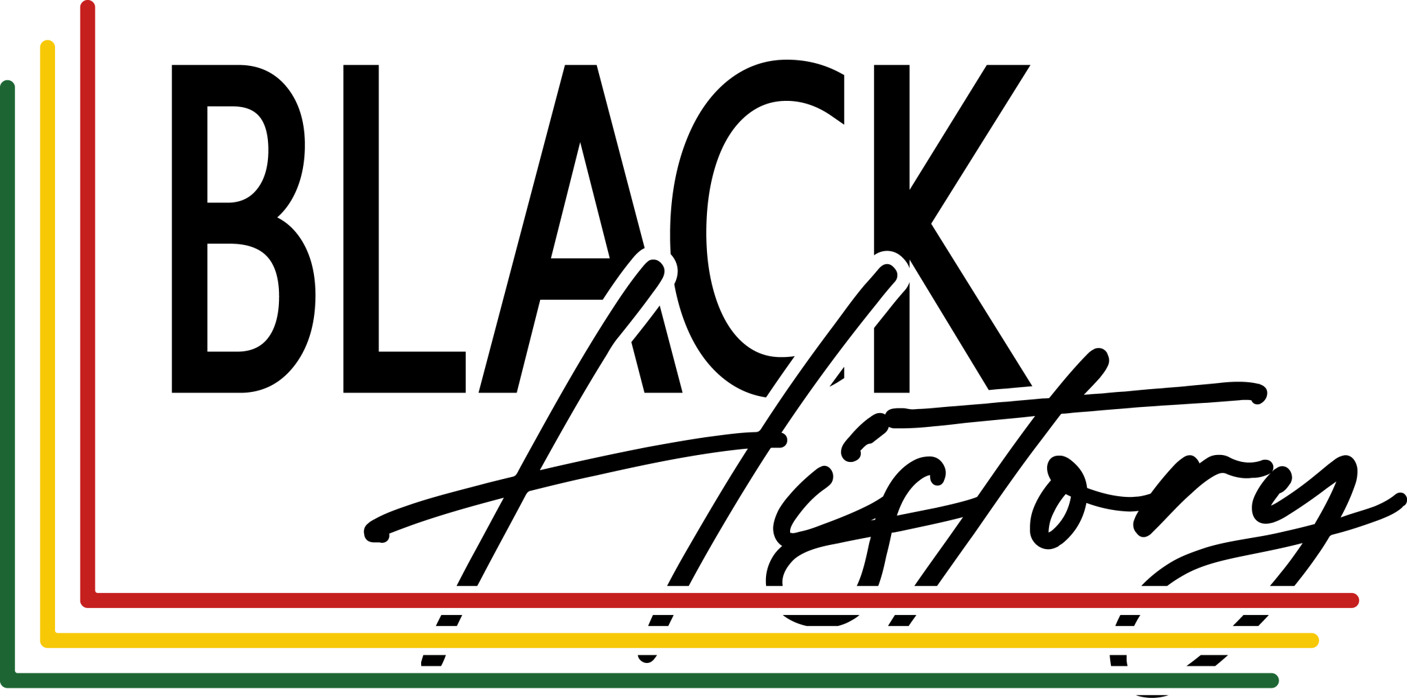 BH3 - Black History Lines DTF Transfer - My Vinyl Craft