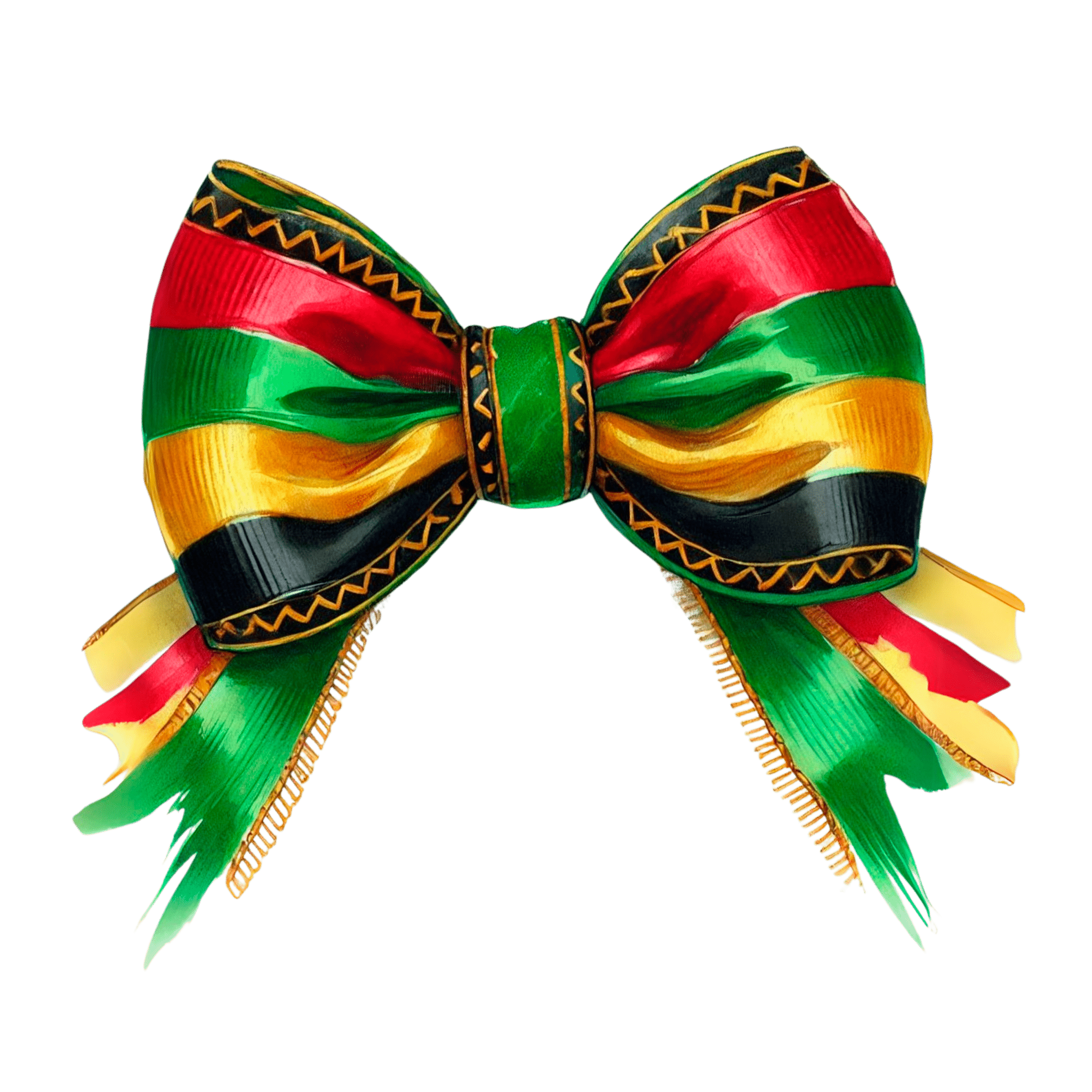 BH9 - Black History Bow DTF Transfer - My Vinyl Craft