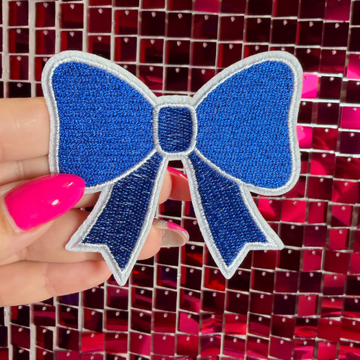 Big Bow Iron on Patch Multicolor - My Vinyl Craft