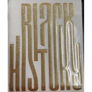 Black History Puff HTV Transfer **PRE - ORDER** - My Vinyl Craft