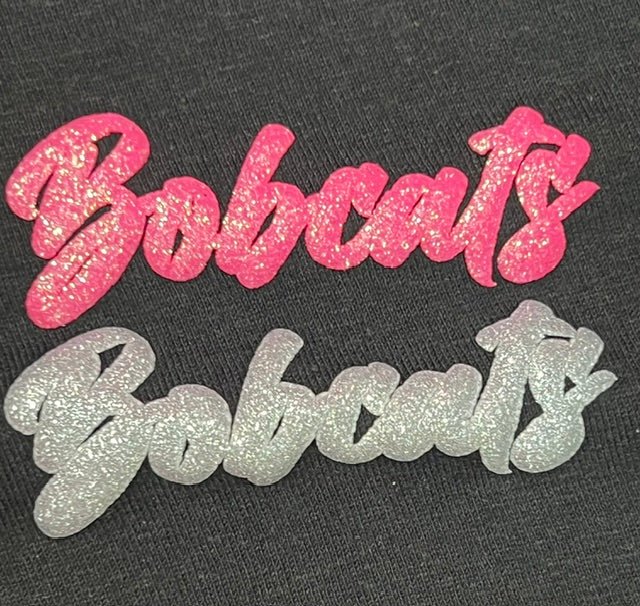 Bobcats Mascot Glitter Puff Transfer **PRE - ORDER** - My Vinyl Craft