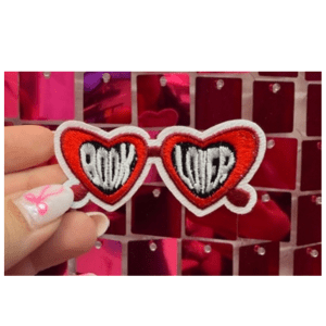 Book Lover Iron On Patch - My Vinyl Craft