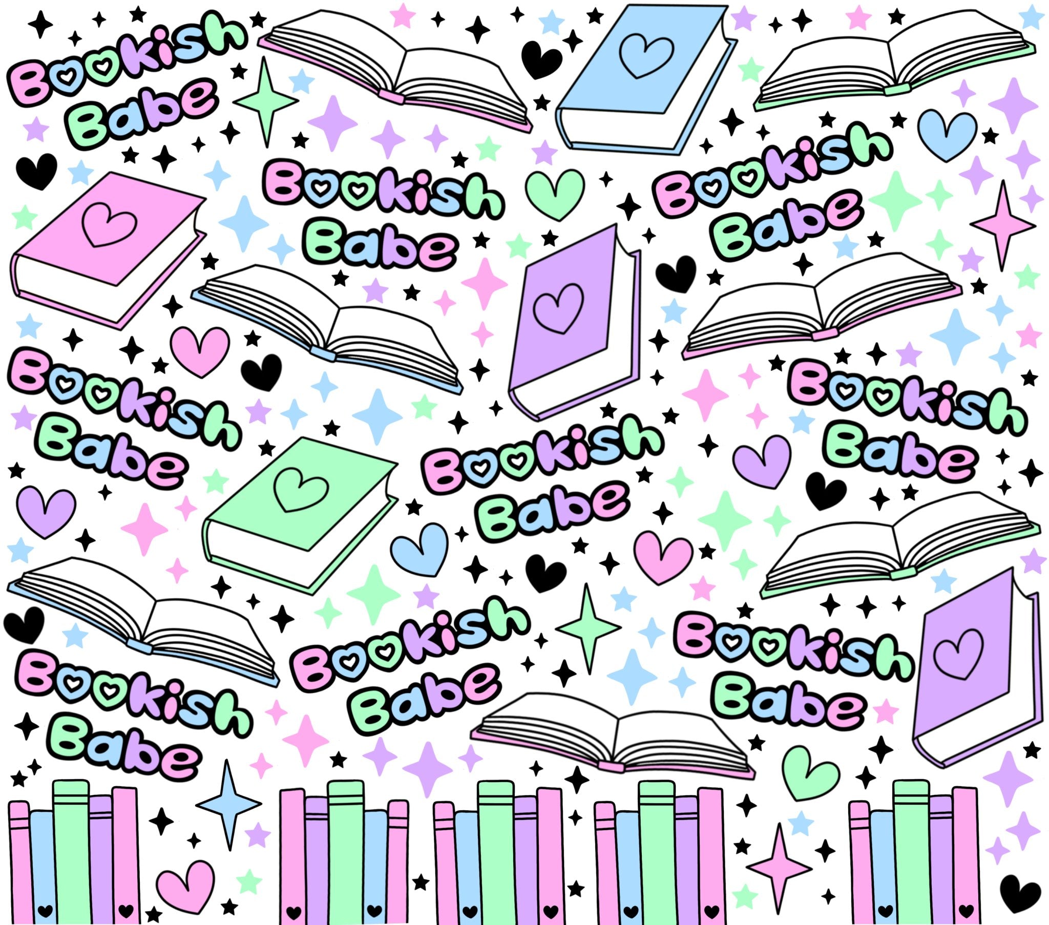 Bookish Babe UV DTF Cup Wrap - My Vinyl Craft