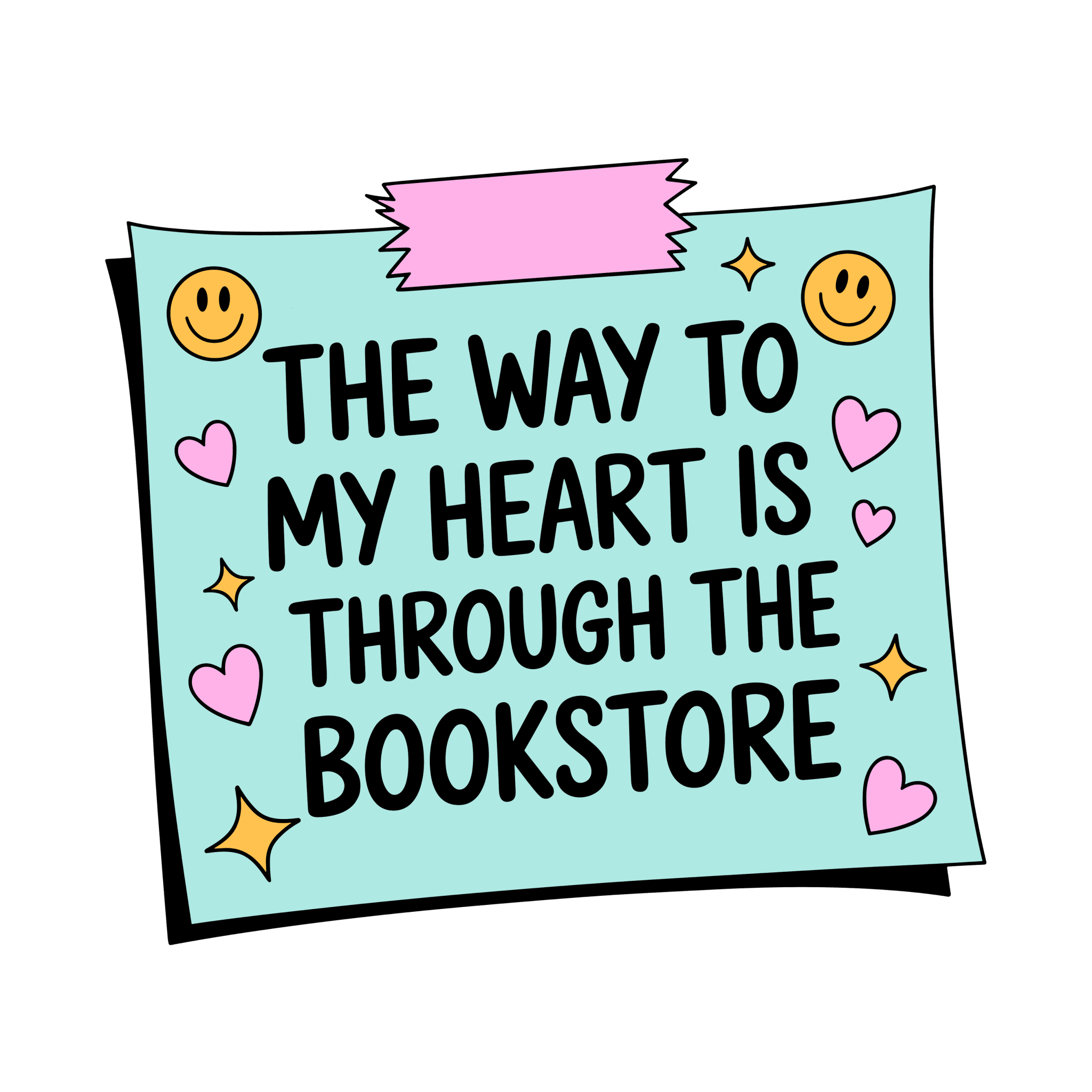 Bookstore Small UV DTF - My Vinyl Craft