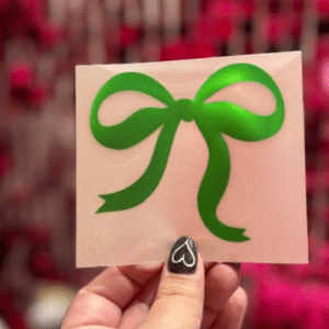 Bow Puff HTV Transfer Glitter or Metallic **PRE - ORDER** - My Vinyl Craft