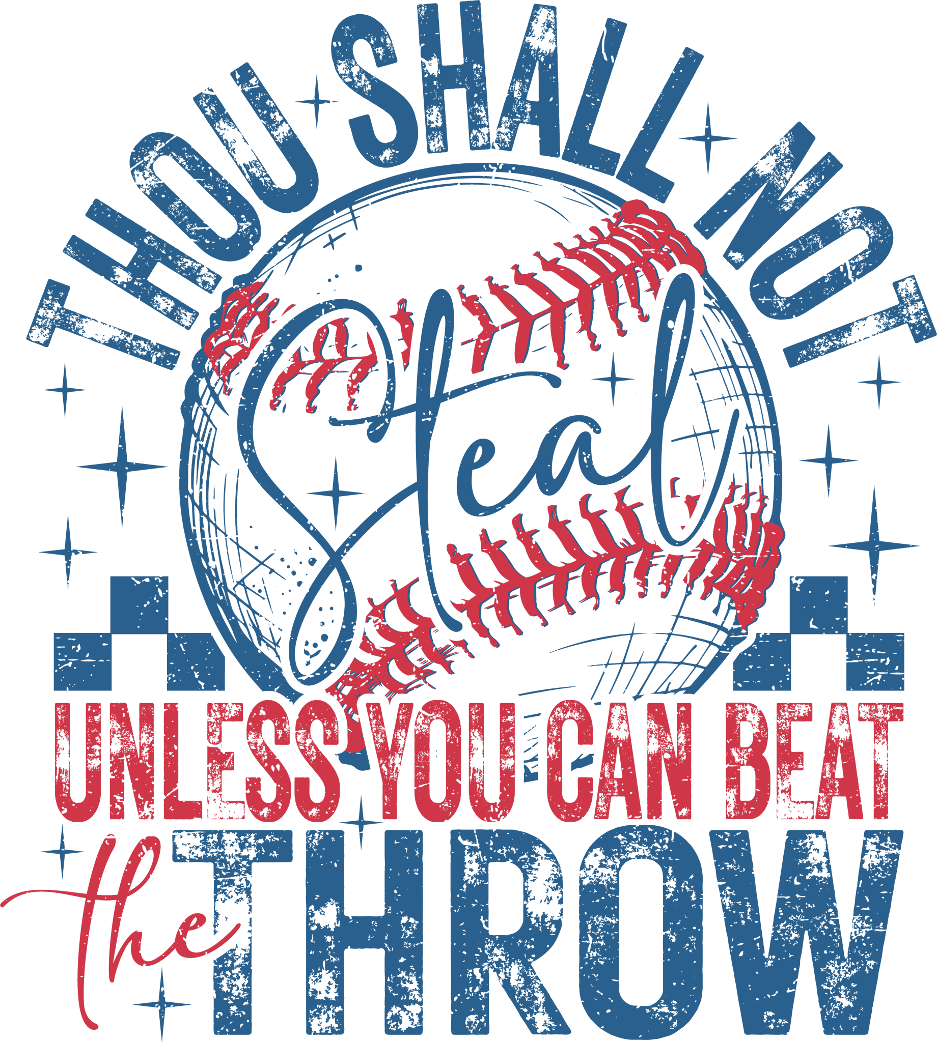 BS10 - Thou Shall Not DTF Transfer - My Vinyl Craft