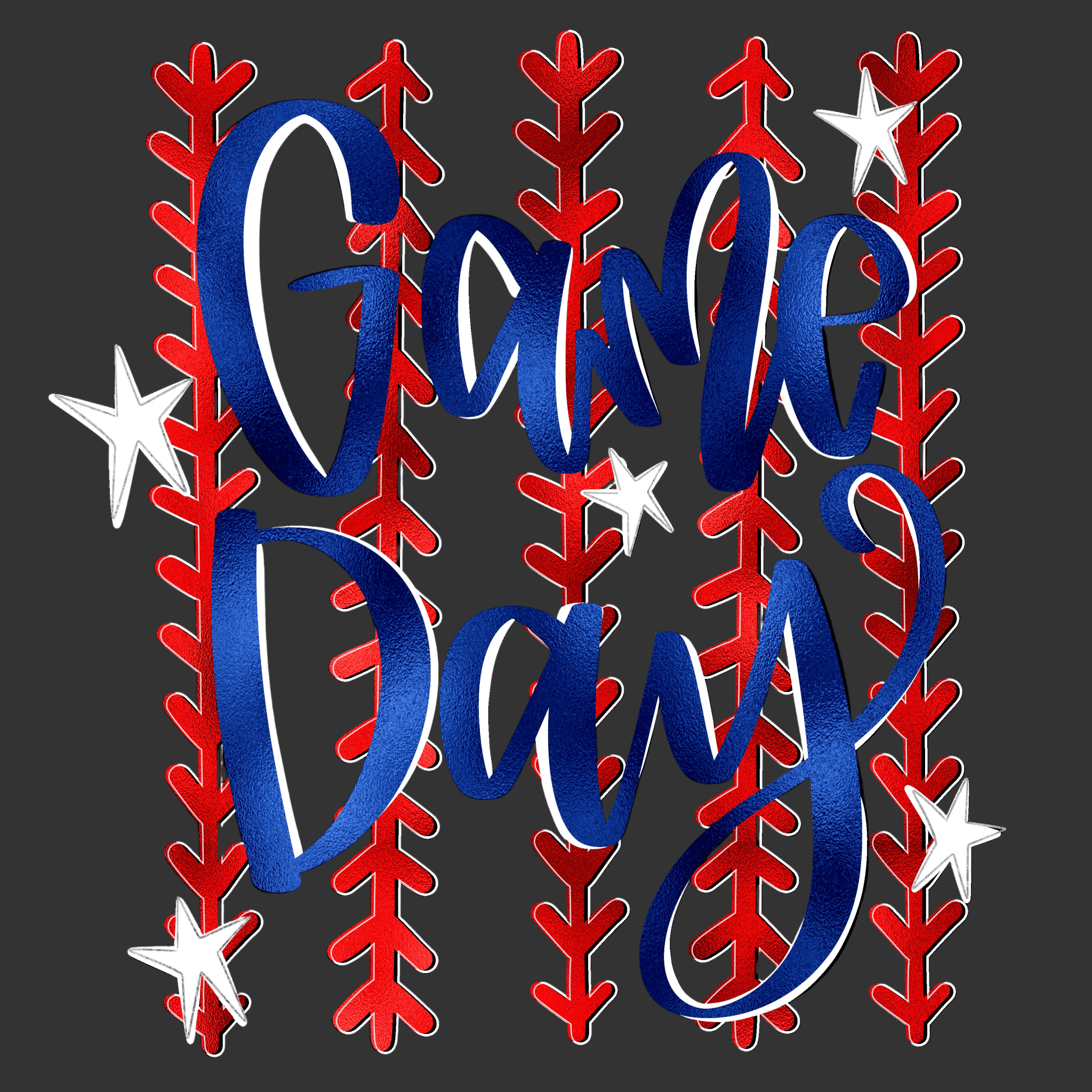 BS13 - Game Day Star DTF Transfer - My Vinyl Craft