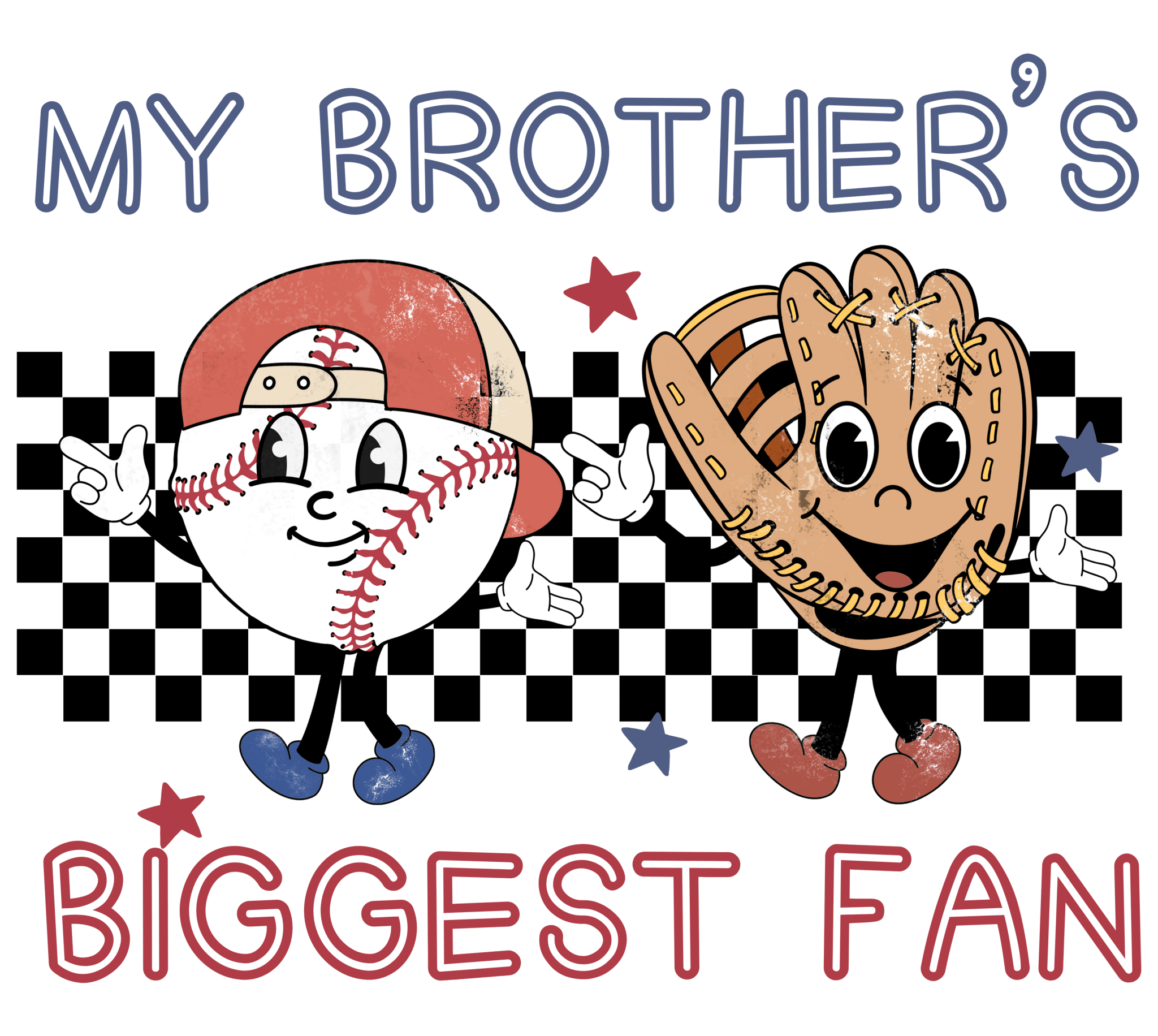 BS6 - Baseball Bro DTF Transfer - My Vinyl Craft