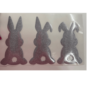 Bunny Friends PUFF HTV Transfer **PRE - ORDER** - My Vinyl Craft
