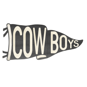 C11 - Cowboy Pennant DTF Transfer - My Vinyl Craft