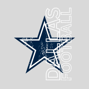C12 - Dallas Football DTF Transfer - My Vinyl Craft