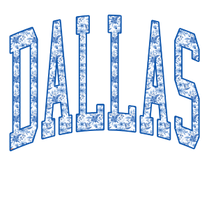 C13 - Dallas Flowers DTF Transfer - My Vinyl Craft