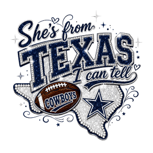 C6 - Cowboys Texas DTF Transfer - My Vinyl Craft