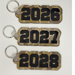 Camo Leather Keychain - My Vinyl Craft