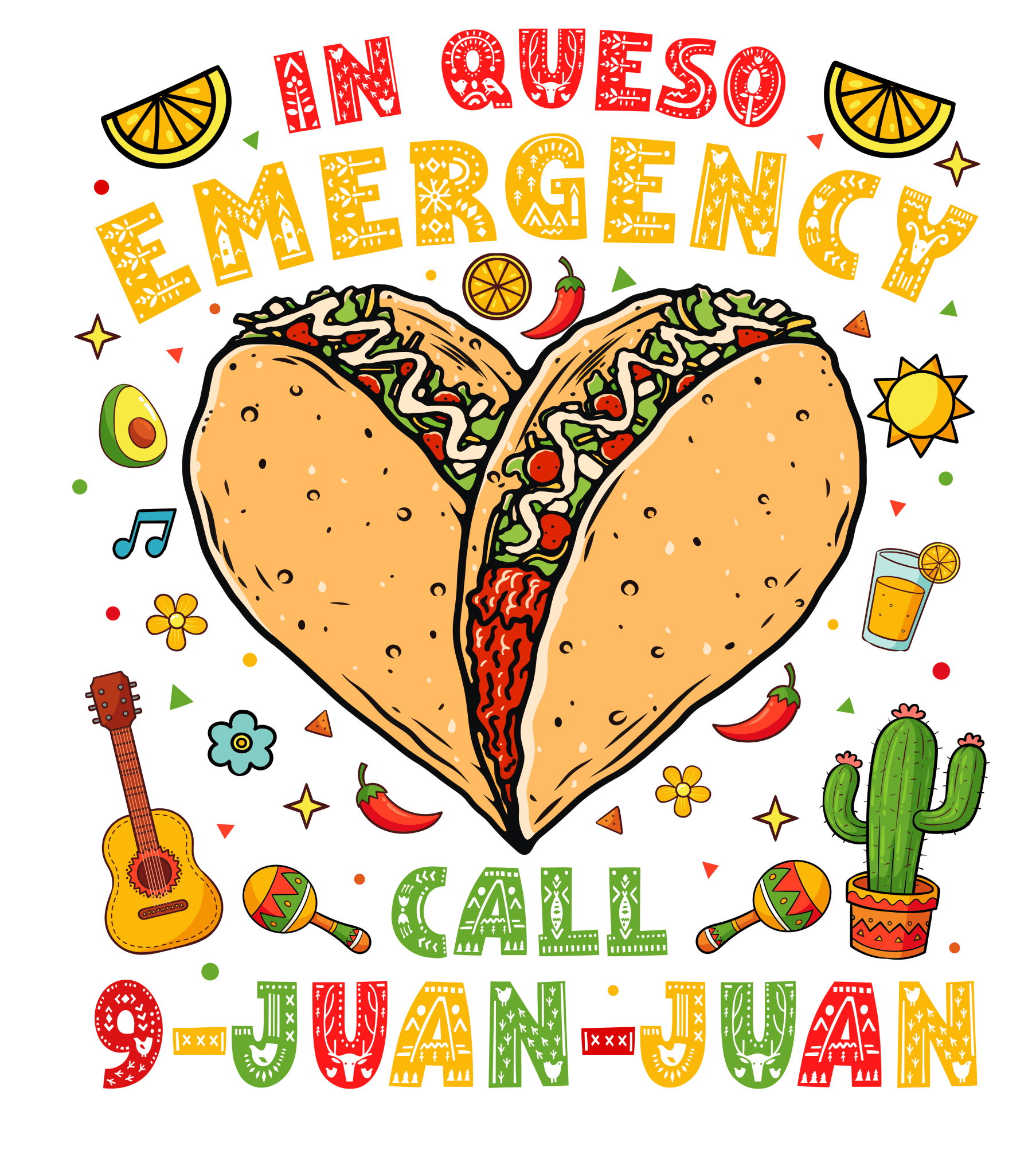 CD5 - Queso Emergency DTF Transfer - My Vinyl Craft