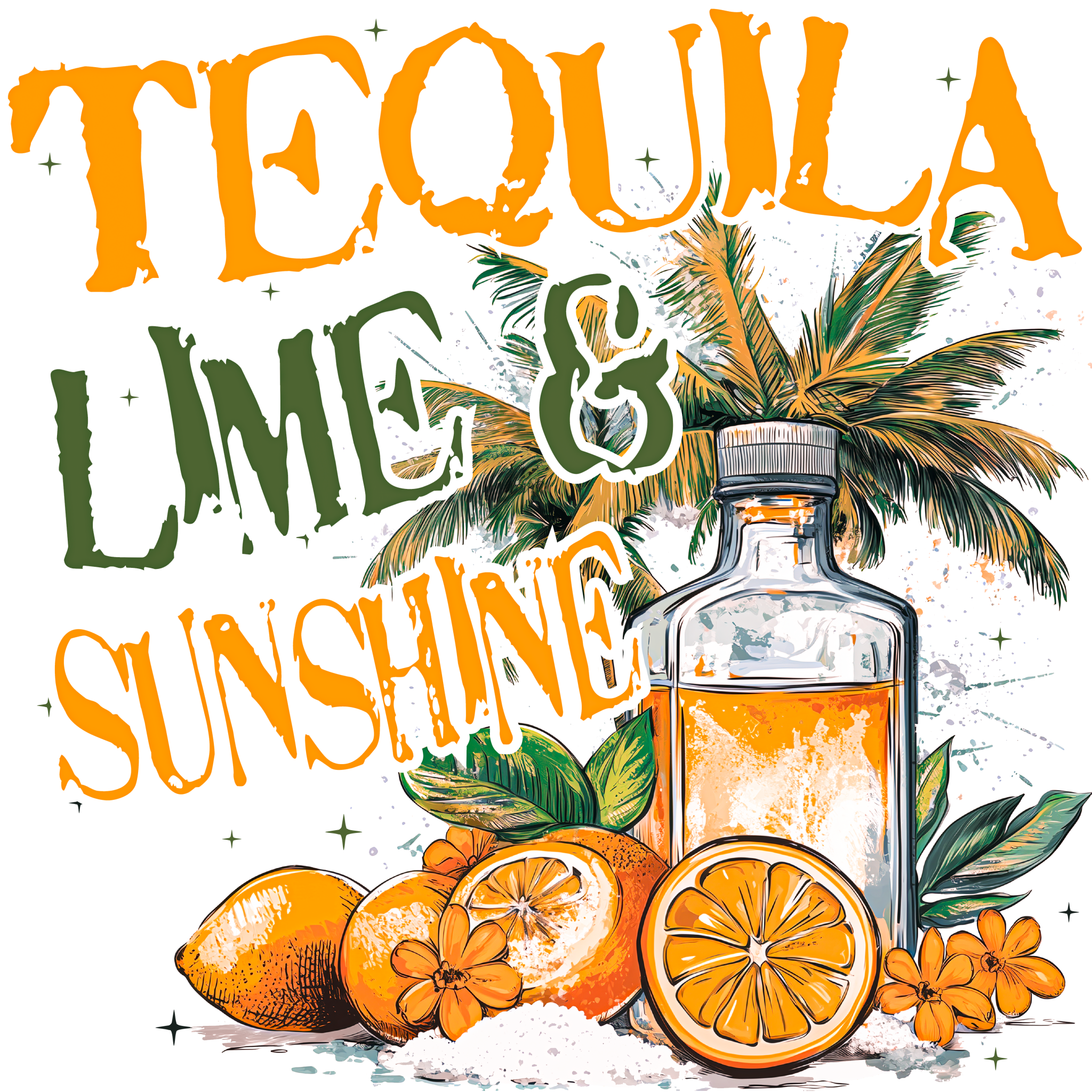 CD6 - Tequila DTF Transfer - My Vinyl Craft