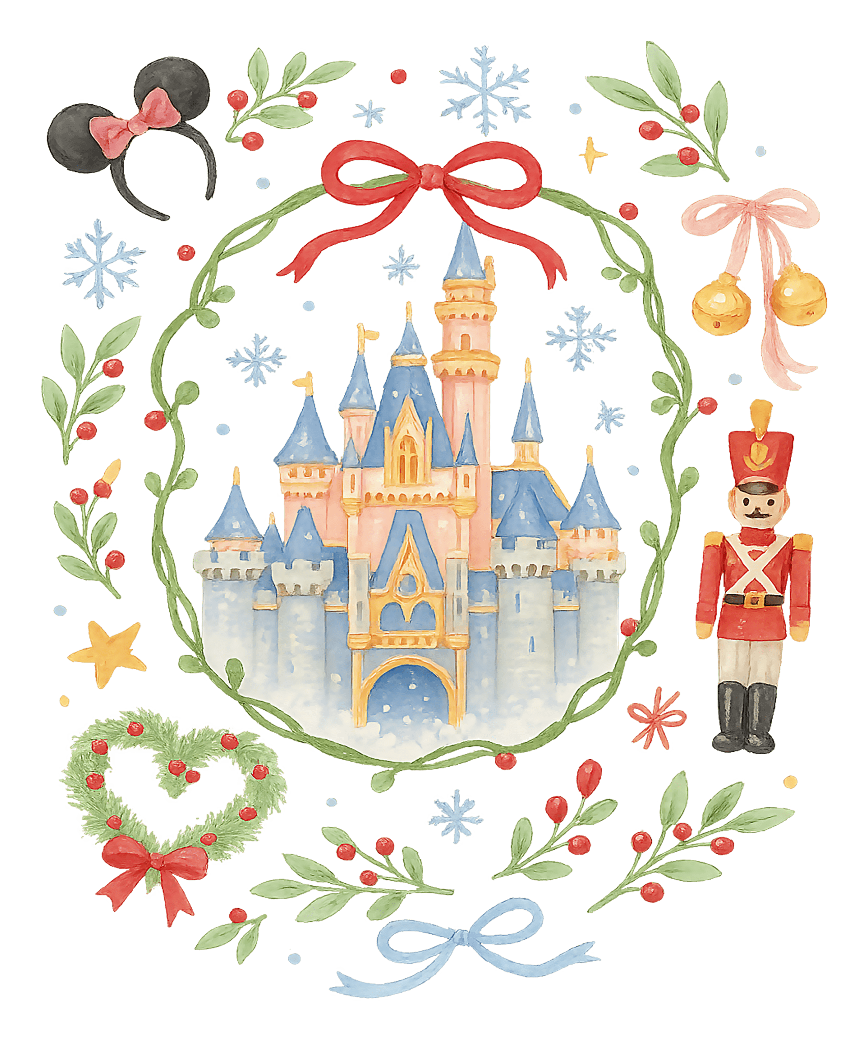 CH17 - Magical Nutcracker Castle DTF Transfer - My Vinyl Craft