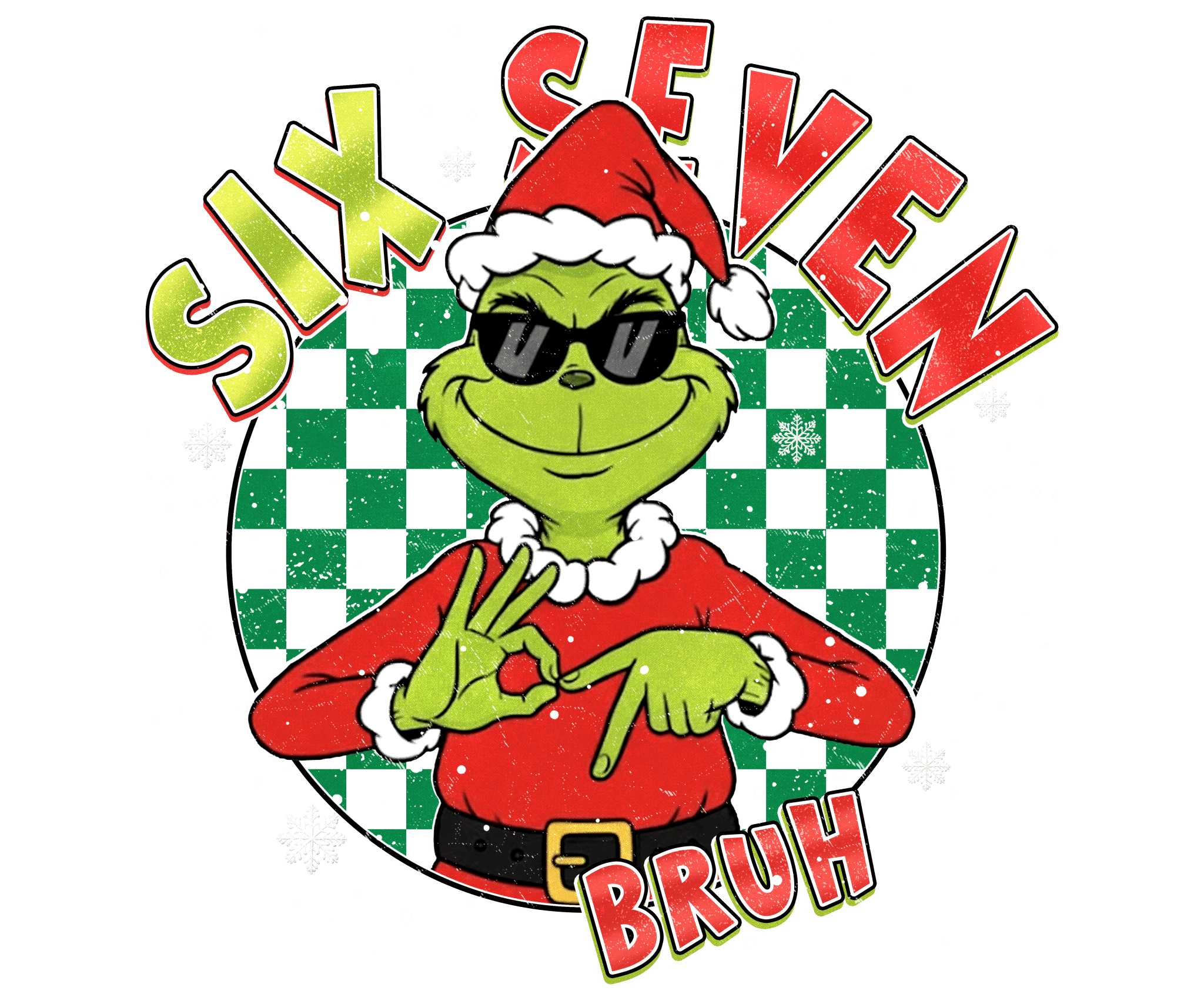 CH5 - 67 Bruh Green DTF Transfer - My Vinyl Craft